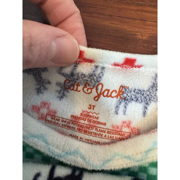 Cat & Jack Snuggly Soft Velour Snug Fit Pajama Sets Lot Of 4 (2T/3T) - Picture 4 of 8